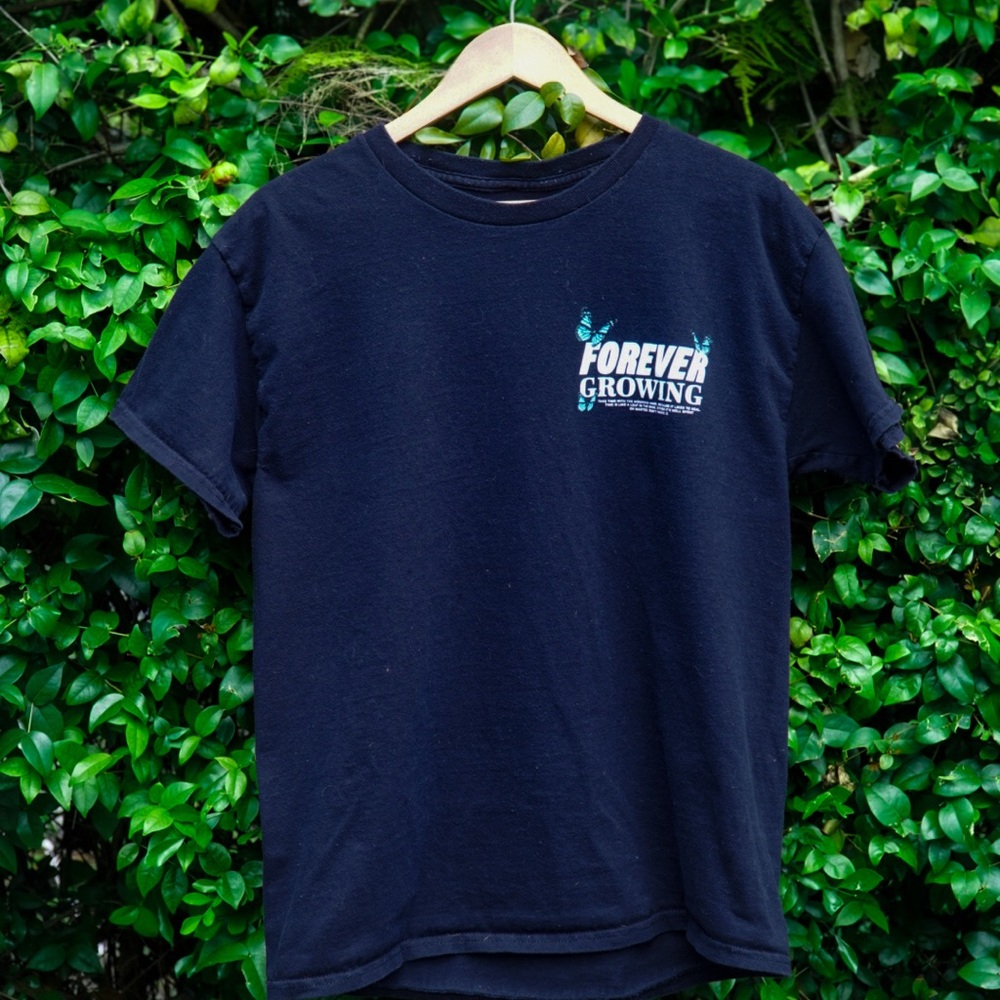 Fashion Nova Men "Forever Growing" Black Graphic Tee